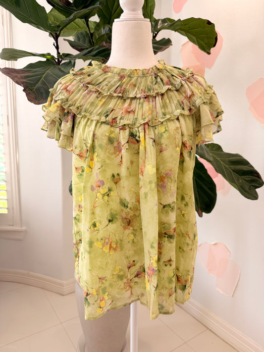 Mariana Top in Green