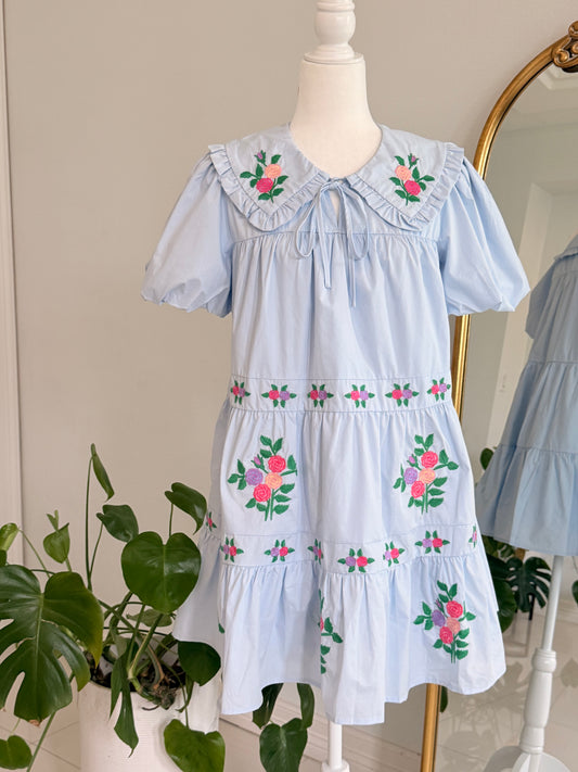 Carolina Dress in Blue